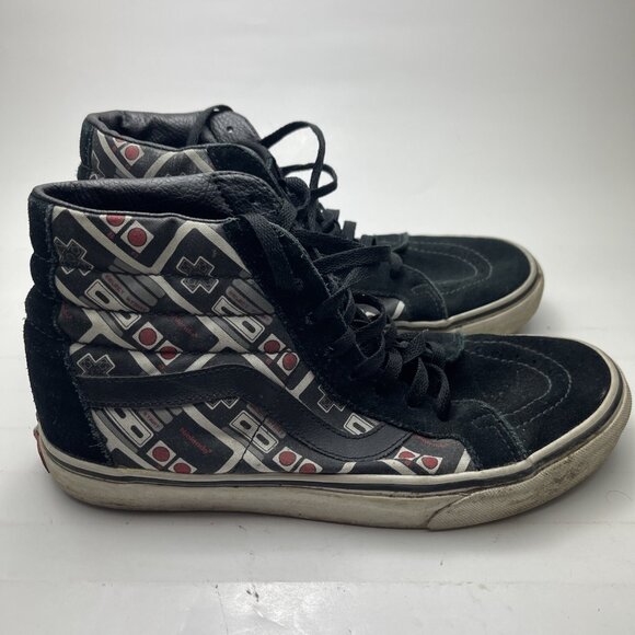 VANS Other - Vans Nintendo NES Controller 'GAME OVER' SK8-Hi High Top Shoes Mens Size 9.